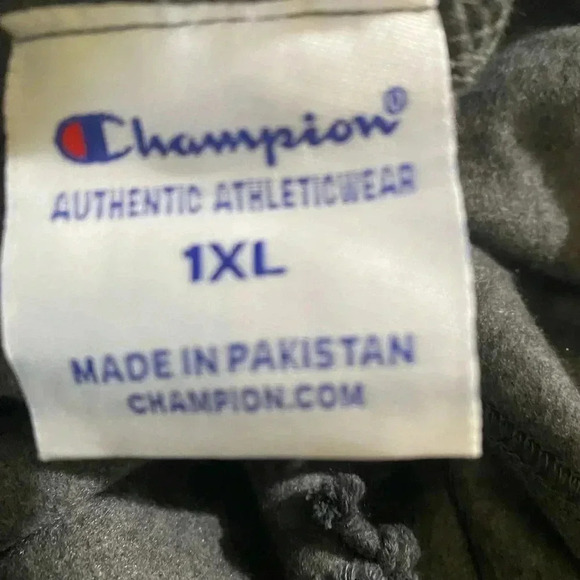Champion Spell Out Granite Heather Gray Sweatpants Sizes 1X - 3X - Picture 9 of 11